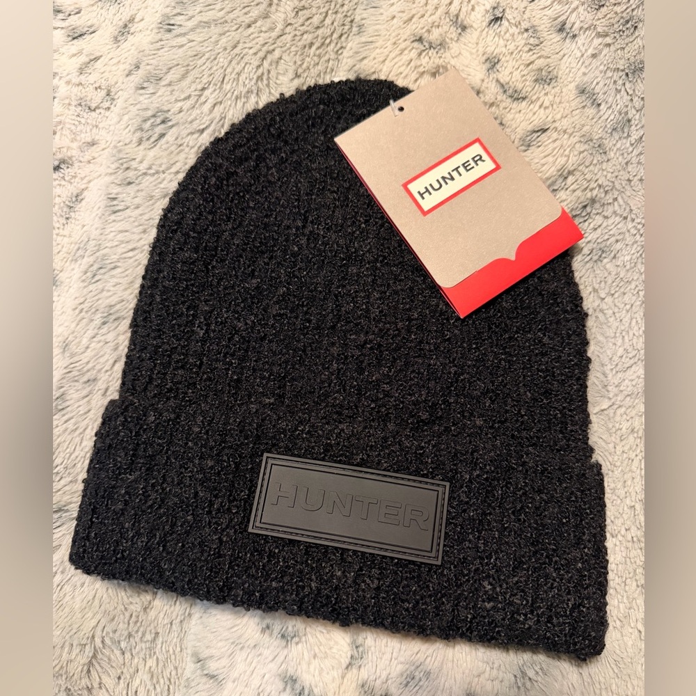 Hunter Charcoal Knit Beanie